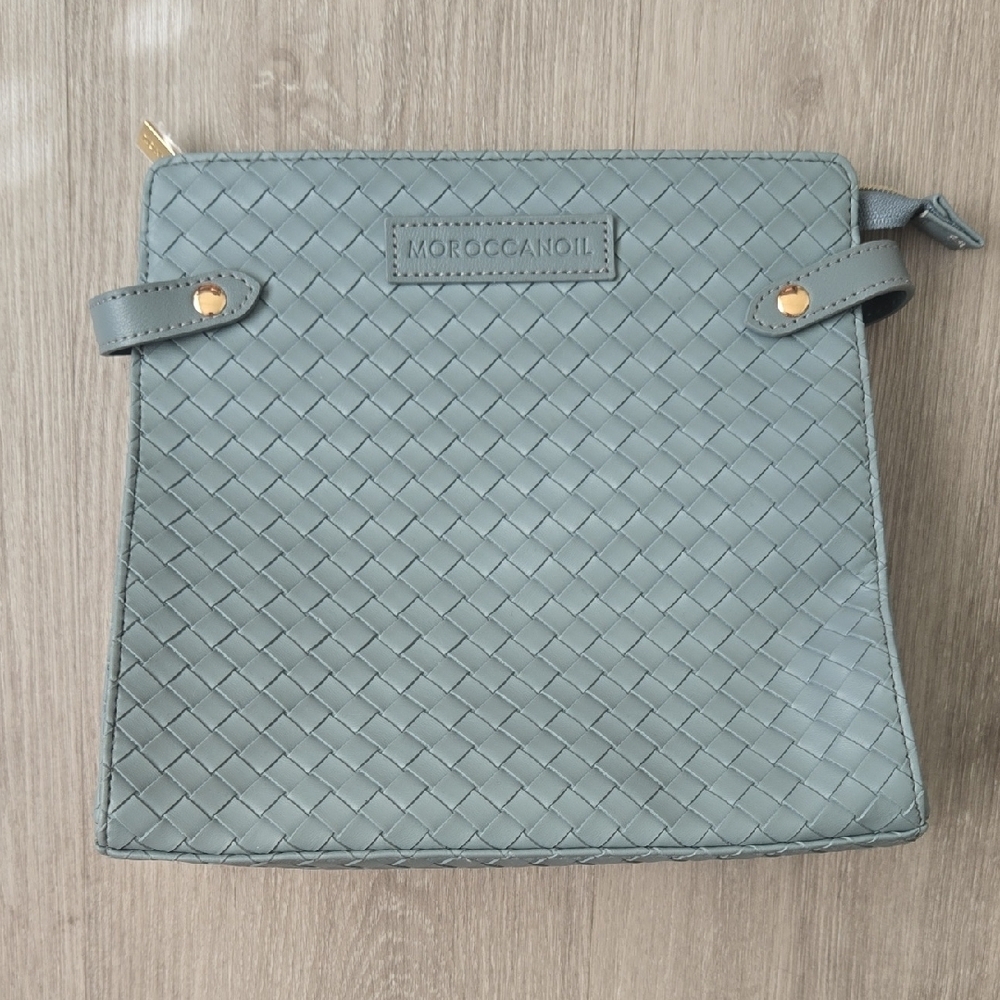 Moroccanoil Slate Woven Clutch